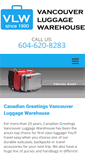 Mobile Screenshot of luggagewarehousevancouver.com